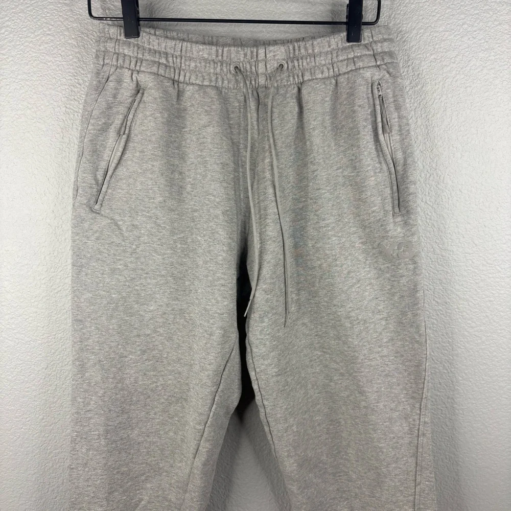 Y-3 Yohji Yamamoto Grey Joggers with Zippered Pockets - Picture 2 of 11